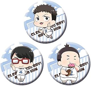 洁癖男士! 青山君"kanichibi"徽章 3个套装 b